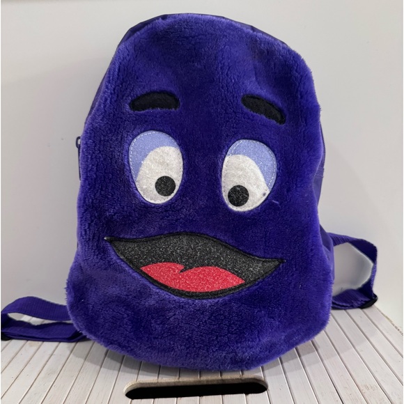 1995 Grimace McDonalds backpack - Picture 1 of 5